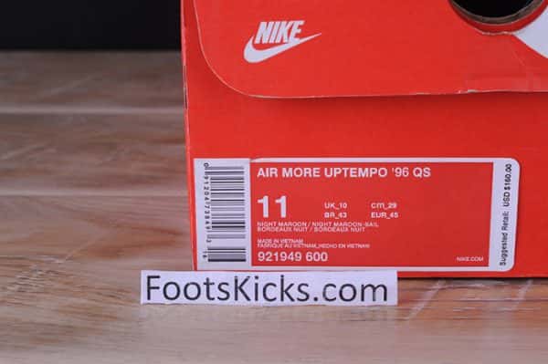 Nike Air More Uptempo ¡°Night Maroon¡± 921949-600