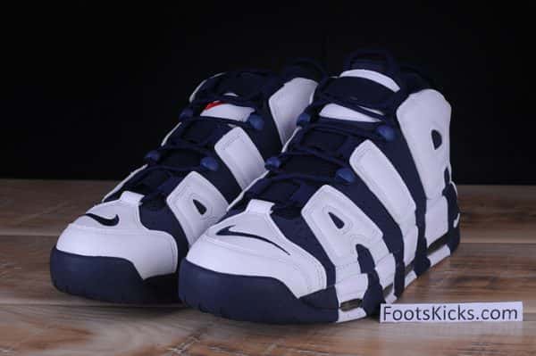 Nike Air More Uptempo ¡°Olympic¡± White/Midnight Navy 414962-104