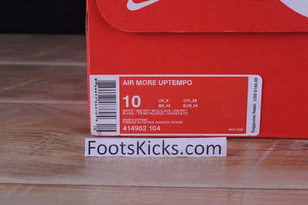 Nike Air More Uptempo ¡°Olympic¡± White/Midnight Navy 414962-104