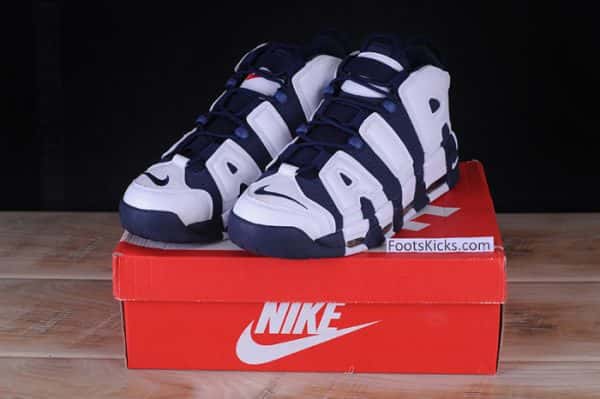 Nike Air More Uptempo ¡°Olympic¡± White/Midnight Navy 414962-104