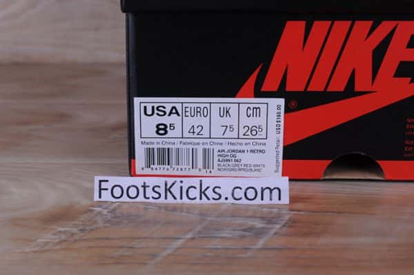Air Jordan 1 Retro Aleali "Aleali May" Black Aj5991-062