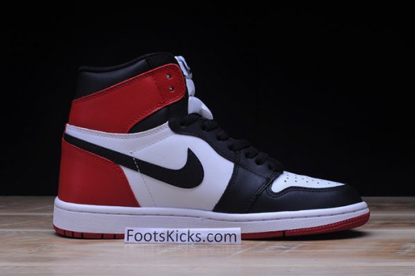 Air Jordan 1 High Og ¡°Black Toe¡± White/ Black-Varsity Red 555088-125