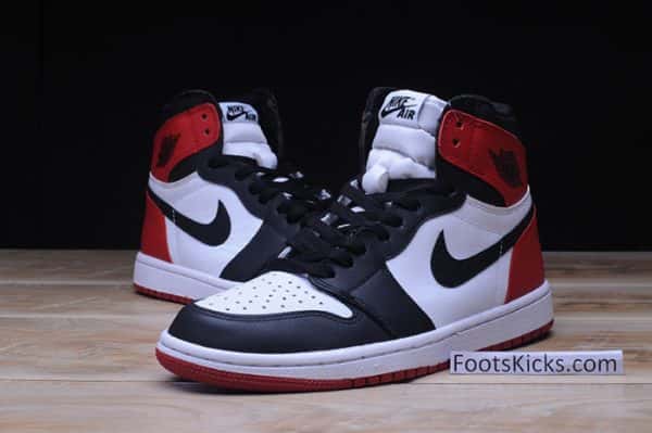 Air Jordan 1 High Og ¡°Black Toe¡± White/ Black-Varsity Red 555088-125