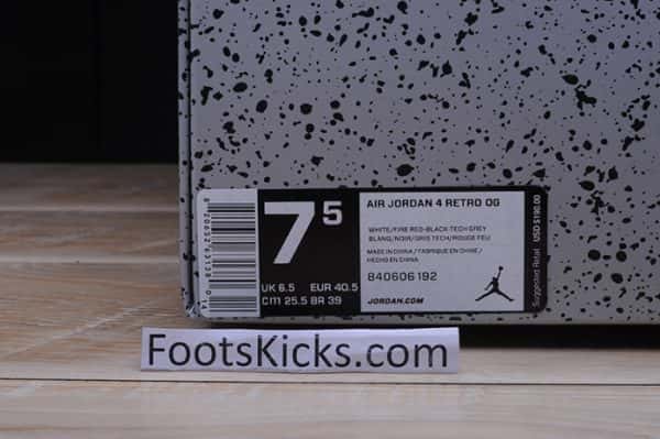 Air Jordan 4 Og ¡°White Cement¡± 840606-192