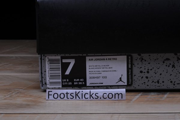 Air Jordan 4 Retro ¡°Pure Money¡± White 308497-100