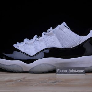 Air Jordan 11 Retro Low "Concord" Black/ White Mens 528895-153