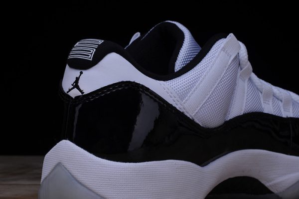 Air Jordan 11 Retro Low "Concord" Black/ White Mens 528895-153