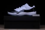 Air Jordan 11 Retro Low "Concord" Black/ White Mens 528895-153