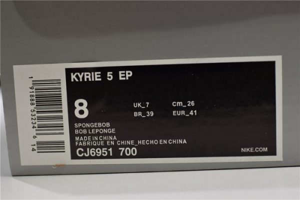 Kyrie 5 Spongebob Squarepants Cj6951-700